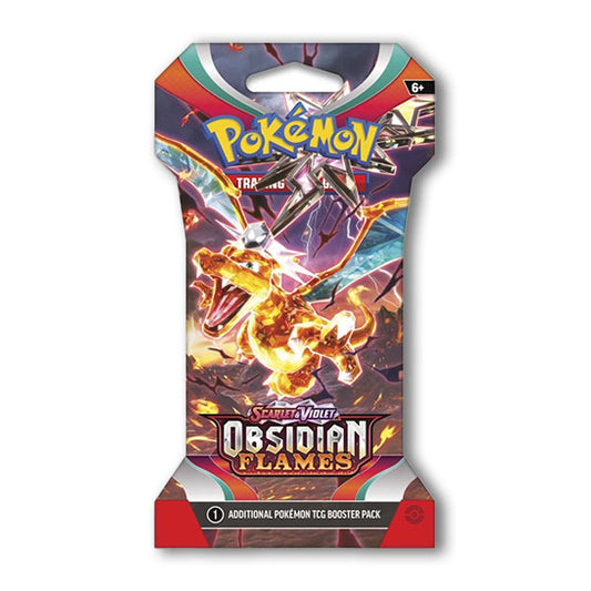 Sleeved Booster Pokémon Scarlet & Violet | Obsidian Flames [English] (Random Art)