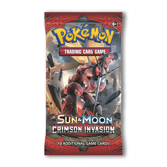 Booster Pokémon Sun & Moon | Crimson Invasion [English] (Random Art)